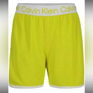 Calvin Klein Performance Big Girls Colorblock Mesh Lined Active Shorts | NEW/NWT